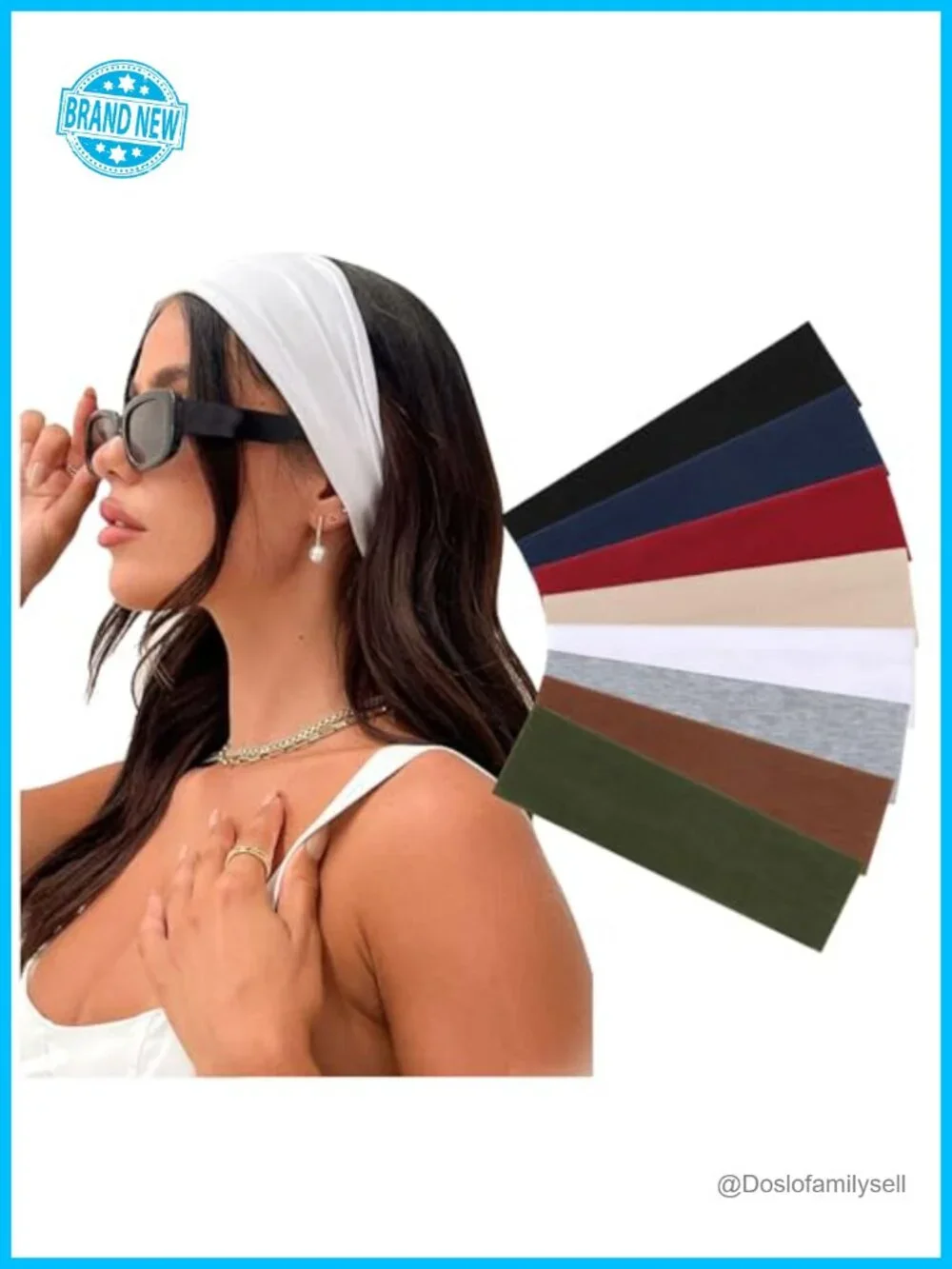 Non-Slip Stretchy Sports Headbands for Women Workout Yoga Running